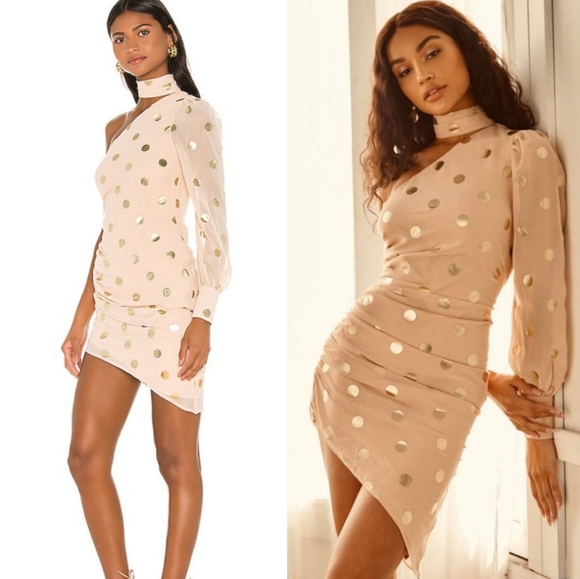Camila Coelho Dresses & Skirts - NEW CAMILA COELHO Milena Mini Dress in Blush Gold
